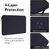 Waterproof Laptop Sleeve Case with Pouch – 11–16 Inch